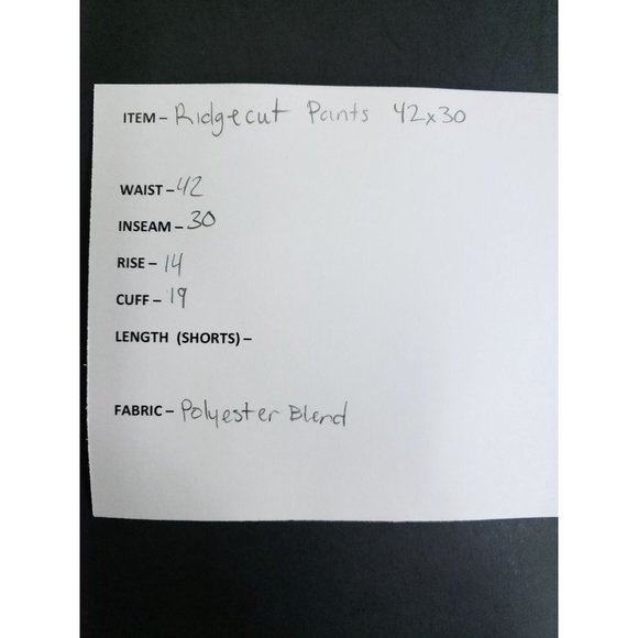 Ridgecut Men's Size 42/30 Utility Cargo Pants Gray - Picture 5 of 6